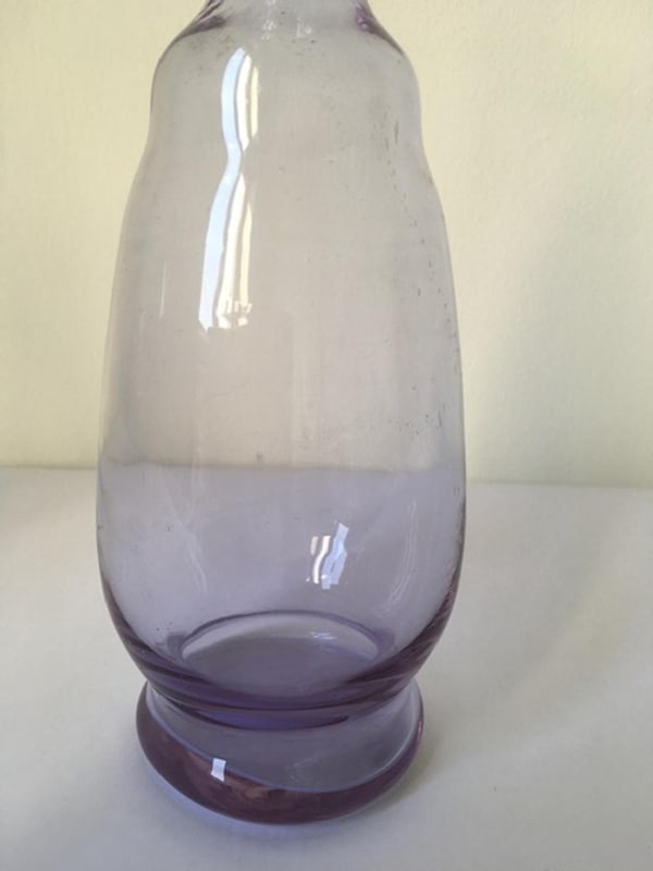 Postmodern Purple Murano Glass Bottle, Italy, 1960s - 4