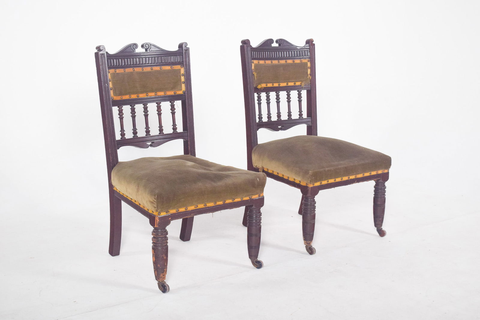 Set of English Ladies Chairs, 1920s - 2