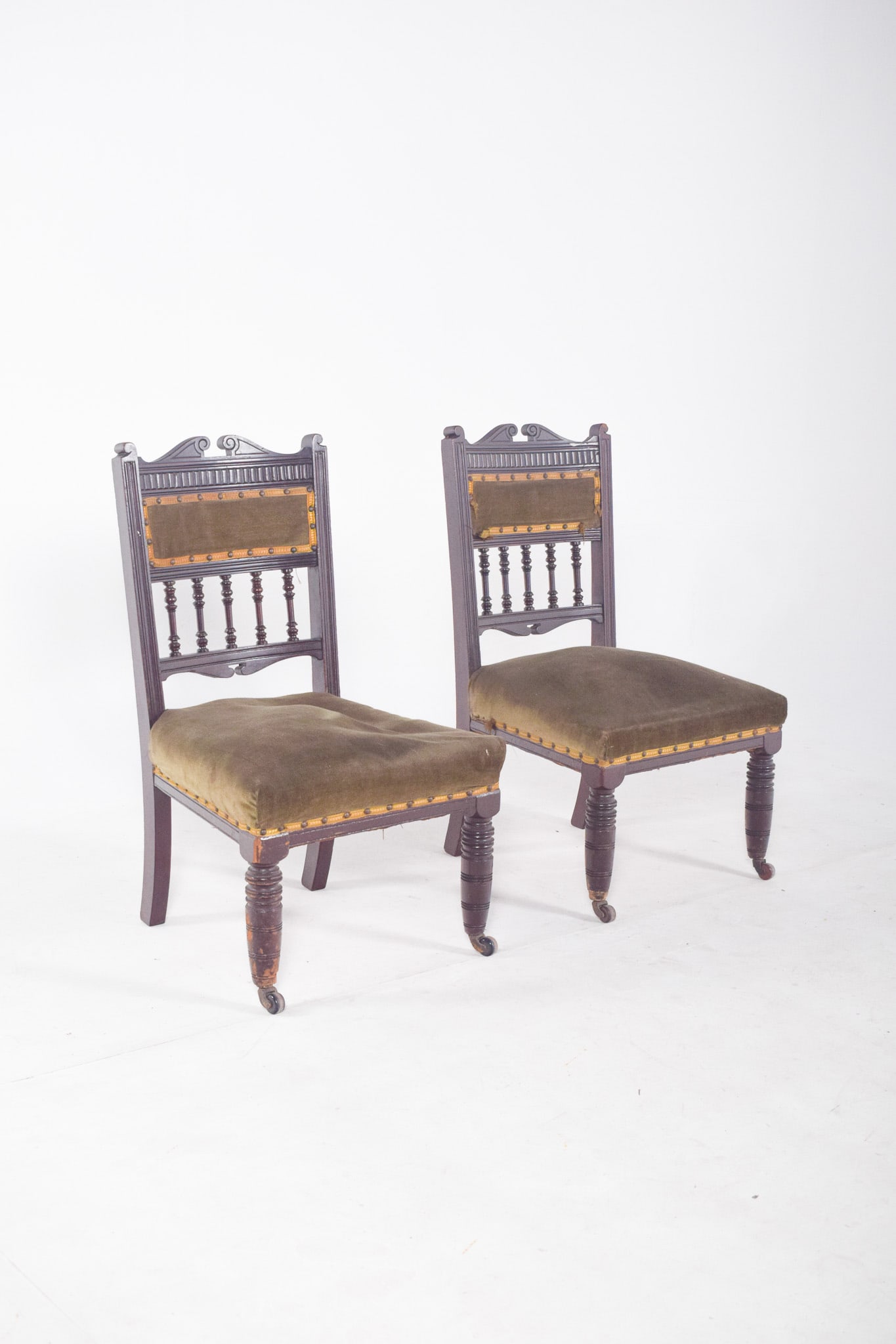 Set of English Ladies Chairs, 1920s - 3