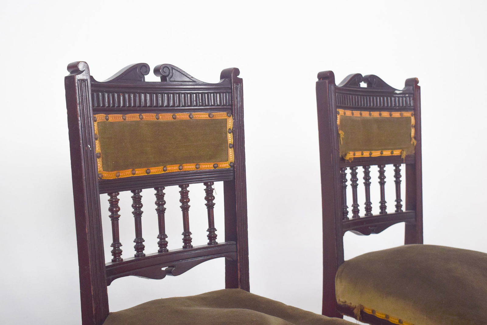 Set of English Ladies Chairs, 1920s - 7