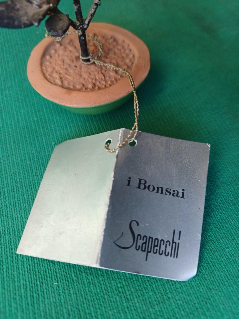 O5 Olive Tree Bonsai in 925 Silver by Scapecchi - 2