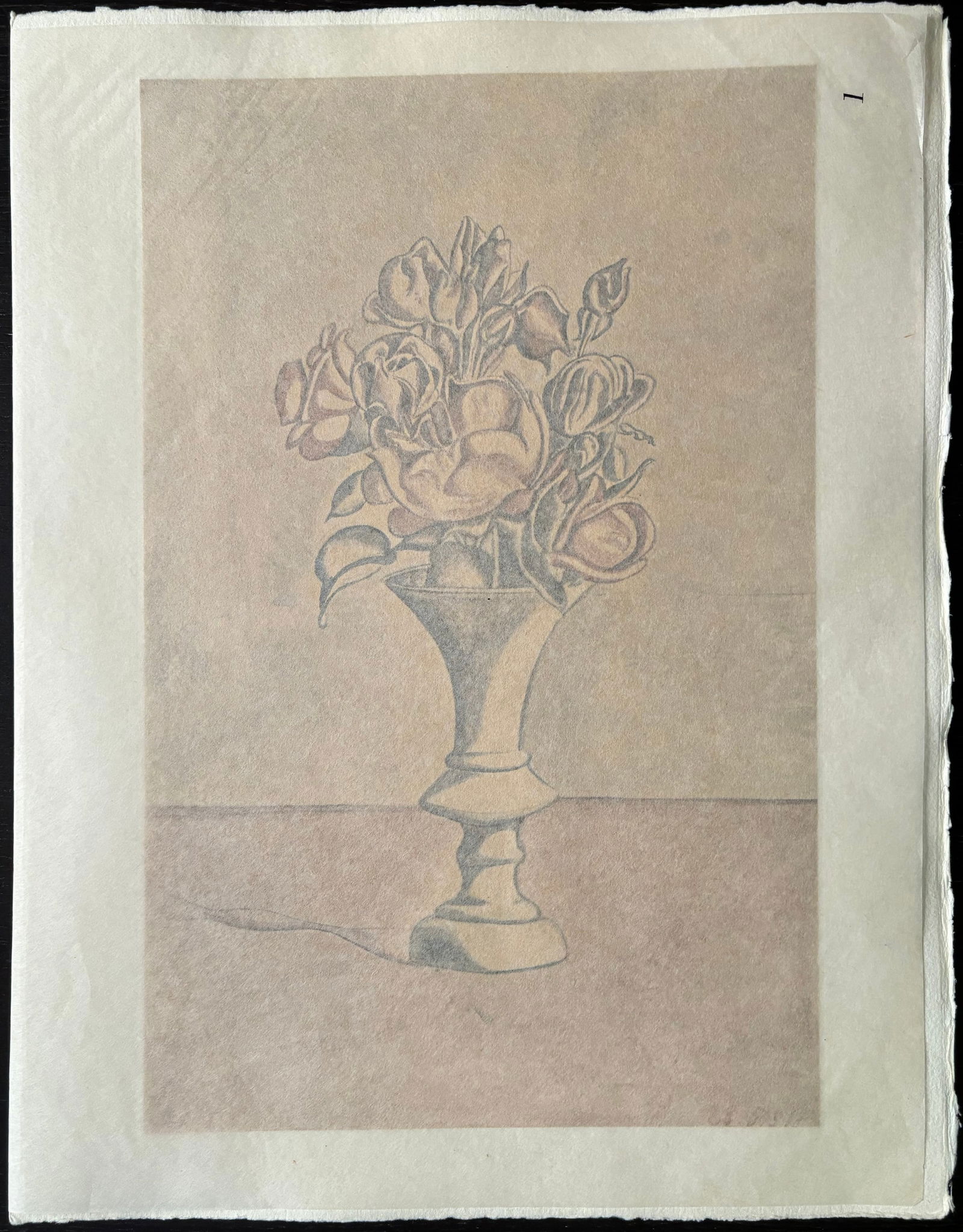 Giorgio Morandi, Landscape, 1973, Lithograph - 4
