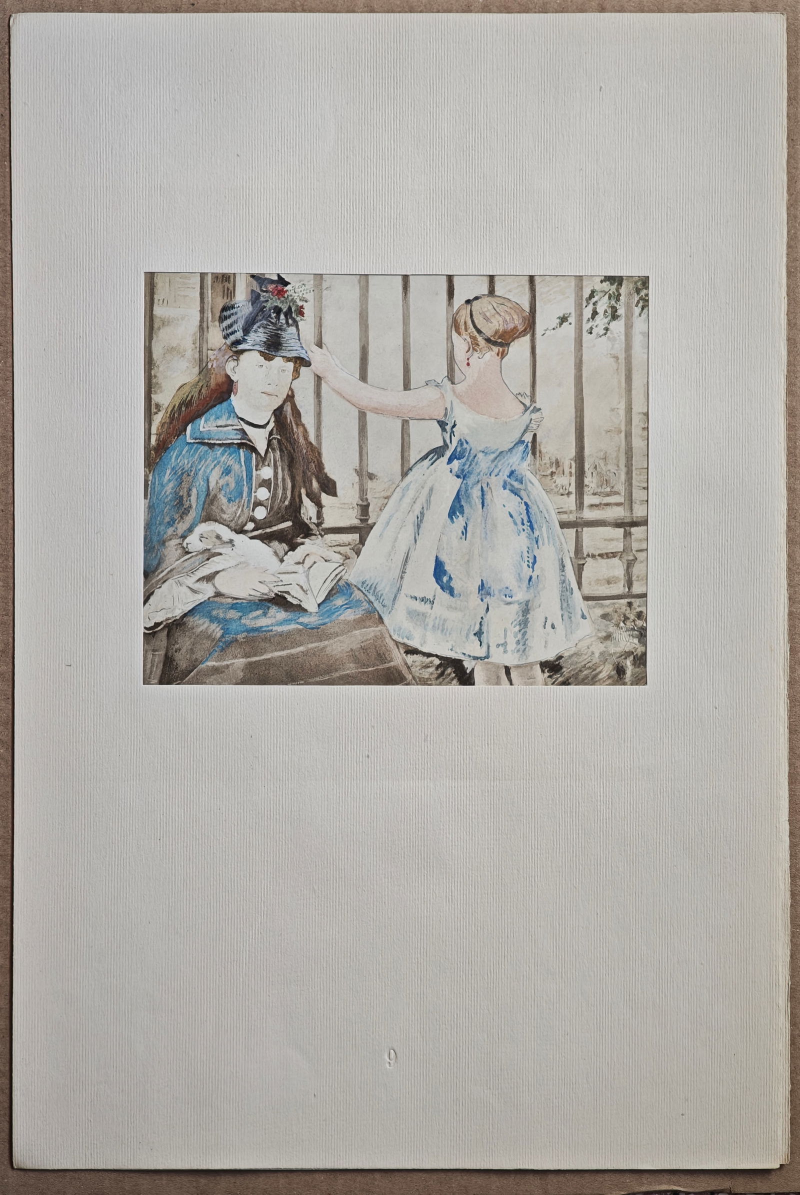 Edouard Manet, Gare St.-Lazare, 1918, Lithograph - 2