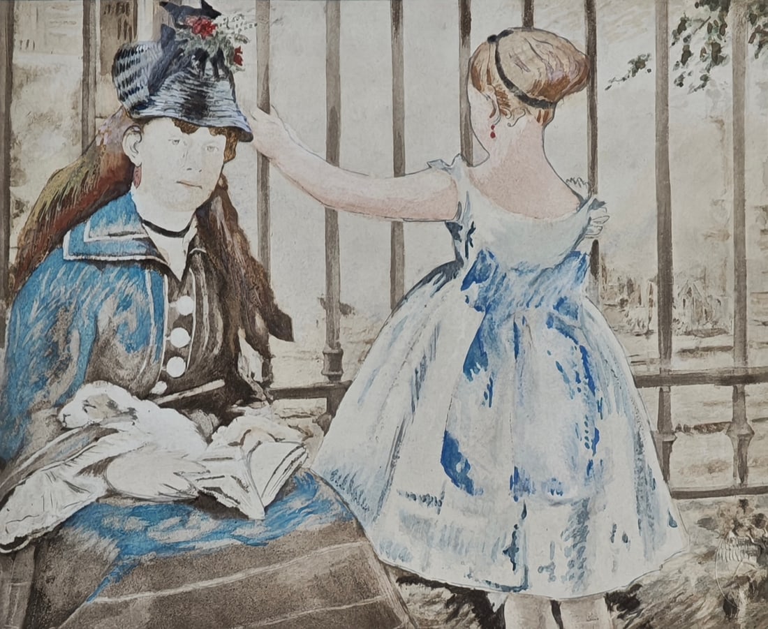 Edouard Manet, Gare St.-Lazare, 1918, Lithograph - 3