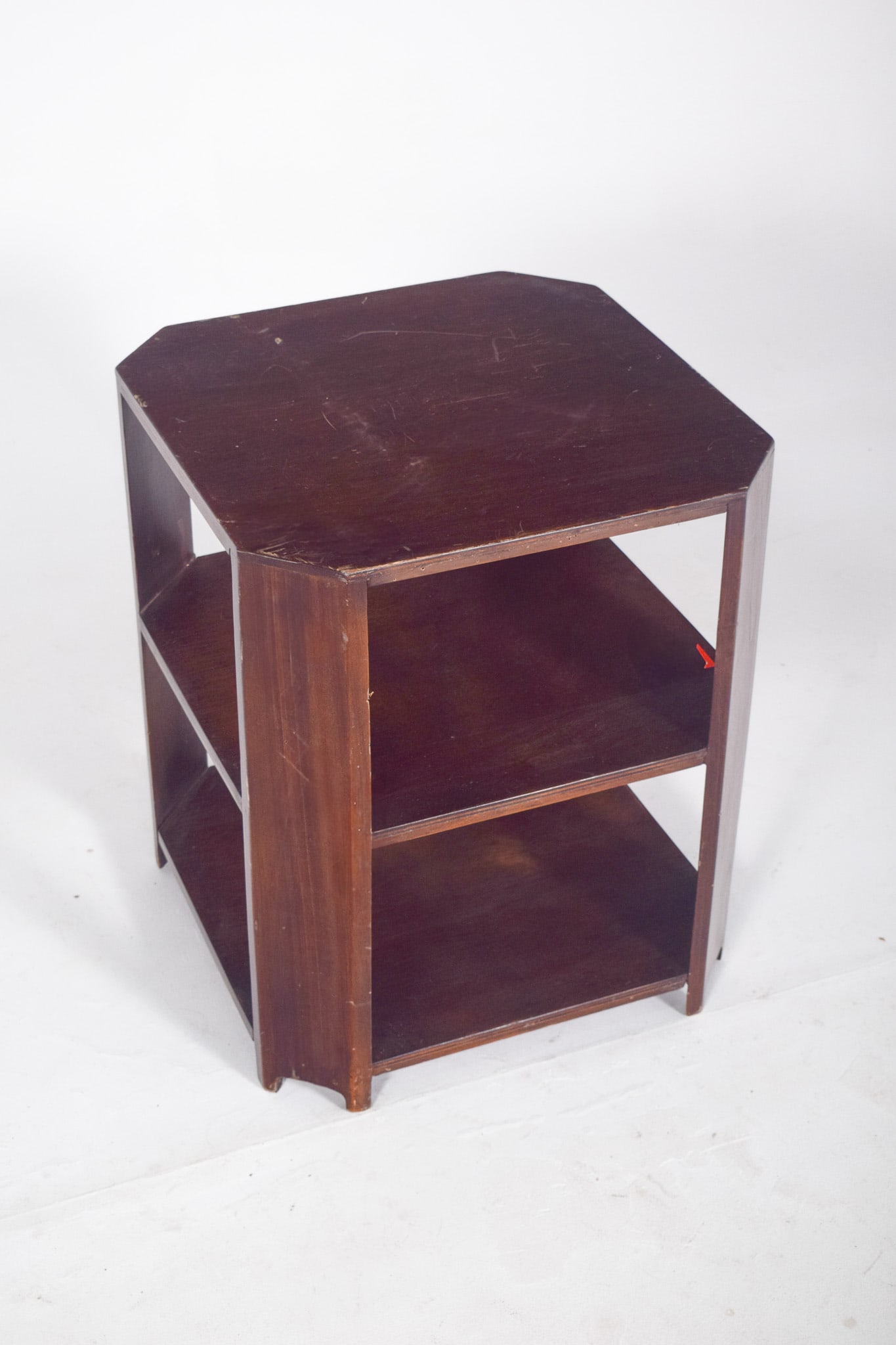 Art Deco Side Table in Walnut, 1920s - 5