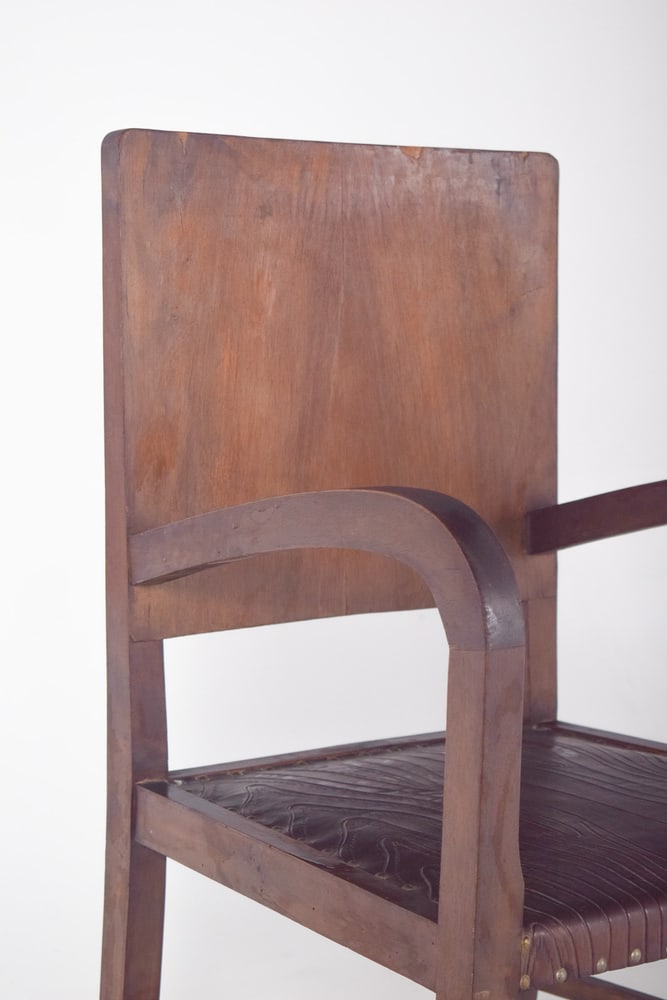 Antique Art Deco Chair, 1890s - 5
