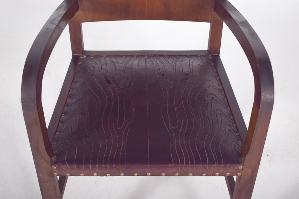 Antique Art Deco Chair, 1890s - 7