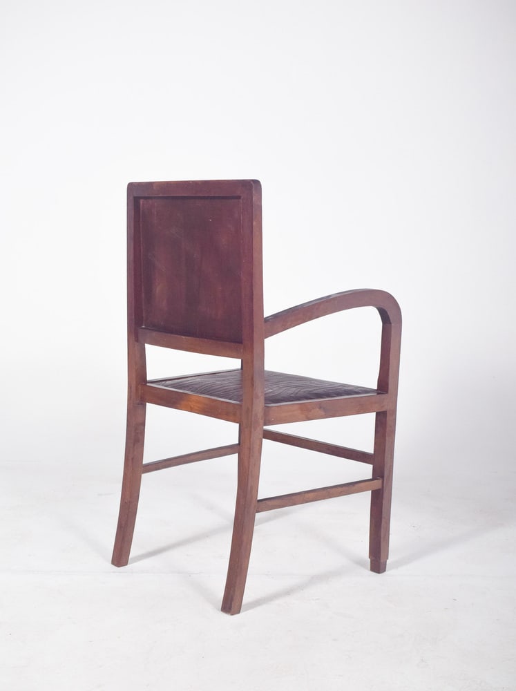 Antique Art Deco Chair, 1890s - 9
