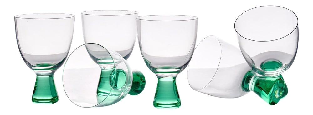 Wine Glasses by Mariana Iskra, Set of 6 (1 of 3)