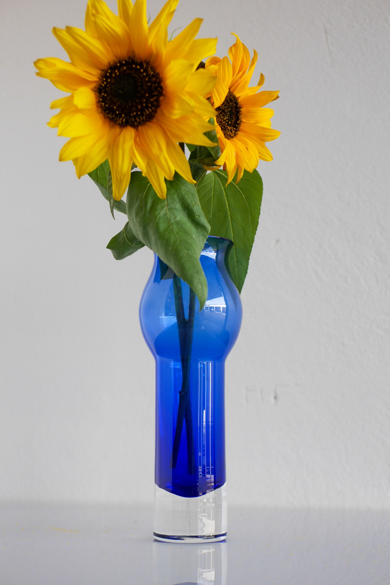 Cobalt Blue Glass Vase from Borgström Åseda, Sweden - 2