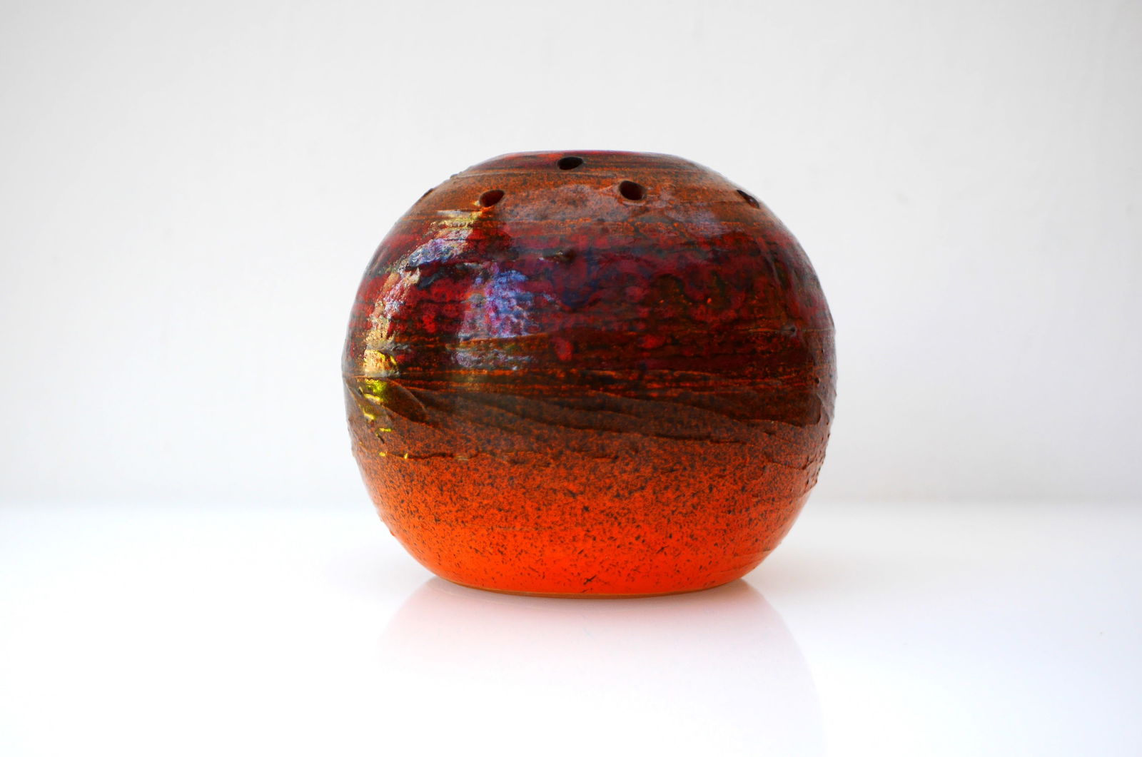 Mid-Century Art Pottery Vase in Ceramic from Tilgmans - 8