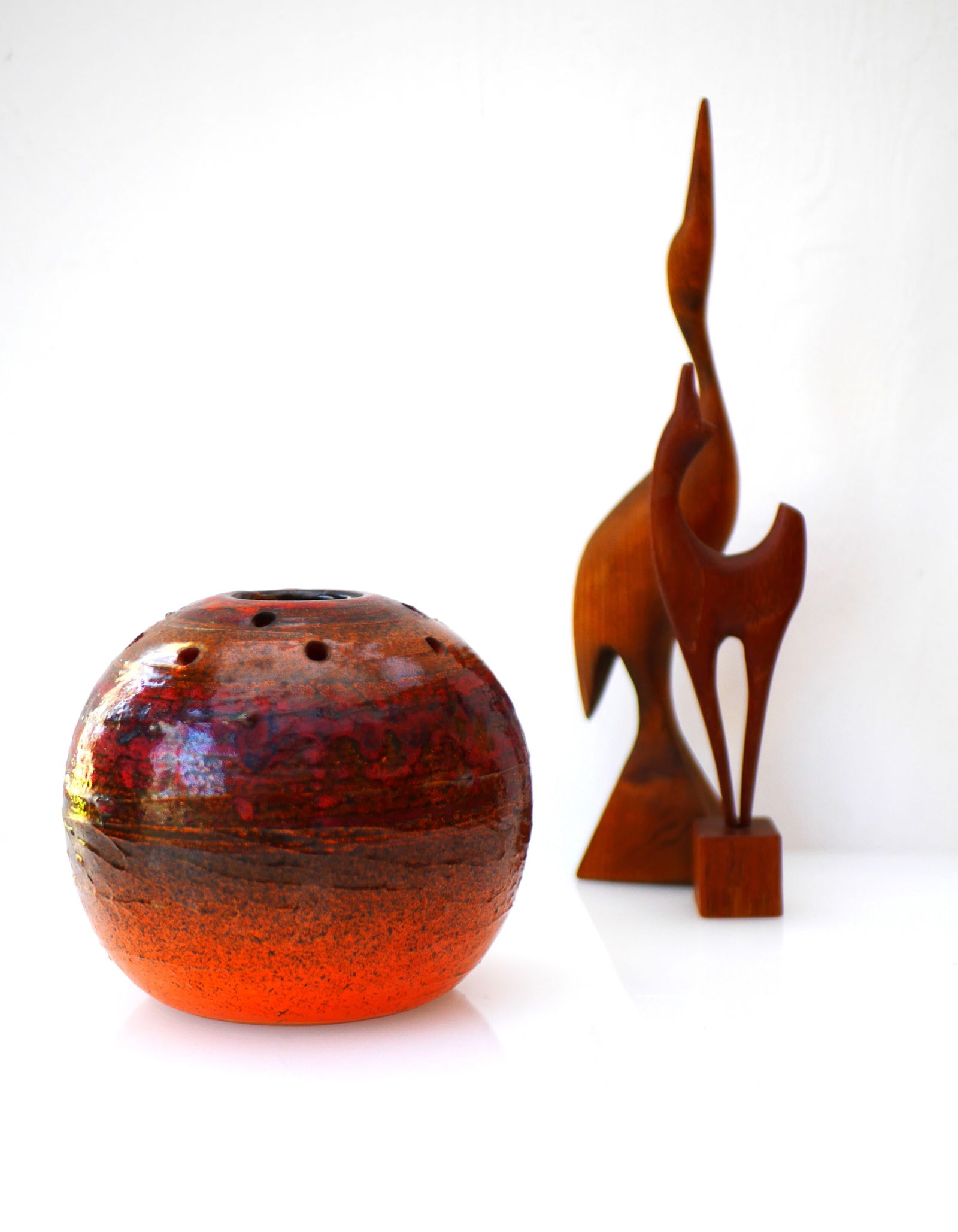 Mid-Century Art Pottery Vase in Ceramic from Tilgmans - 9