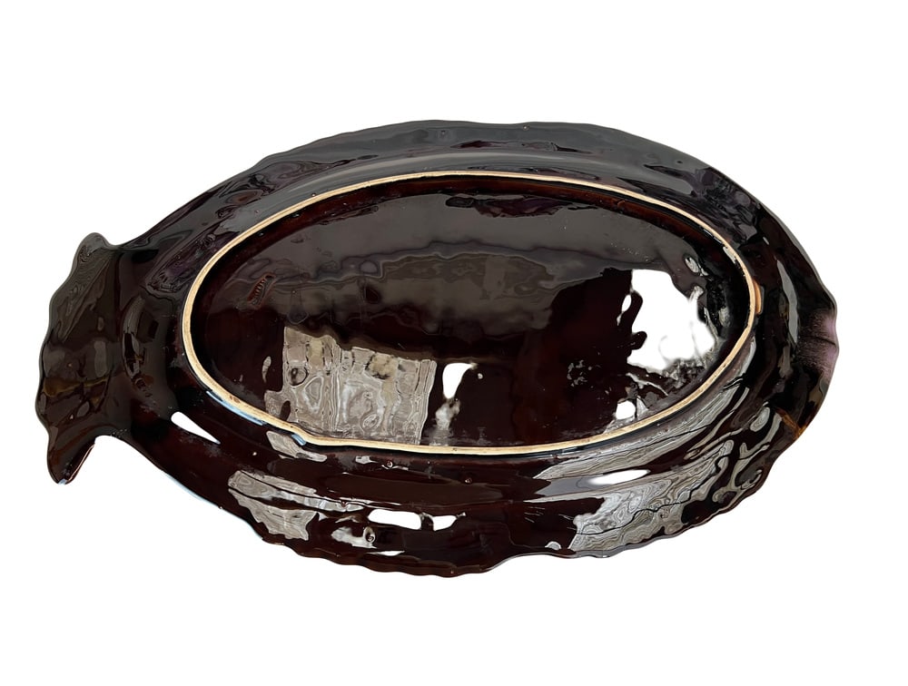 Fish Plates and Serving Dish from Vallauris, Set of 7 - 8