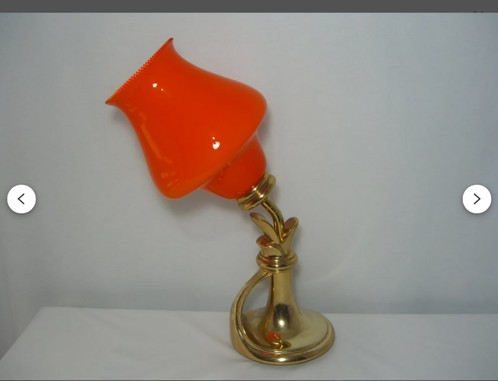Lamp with Murano Glass Shade from Peill & Putzler - 7