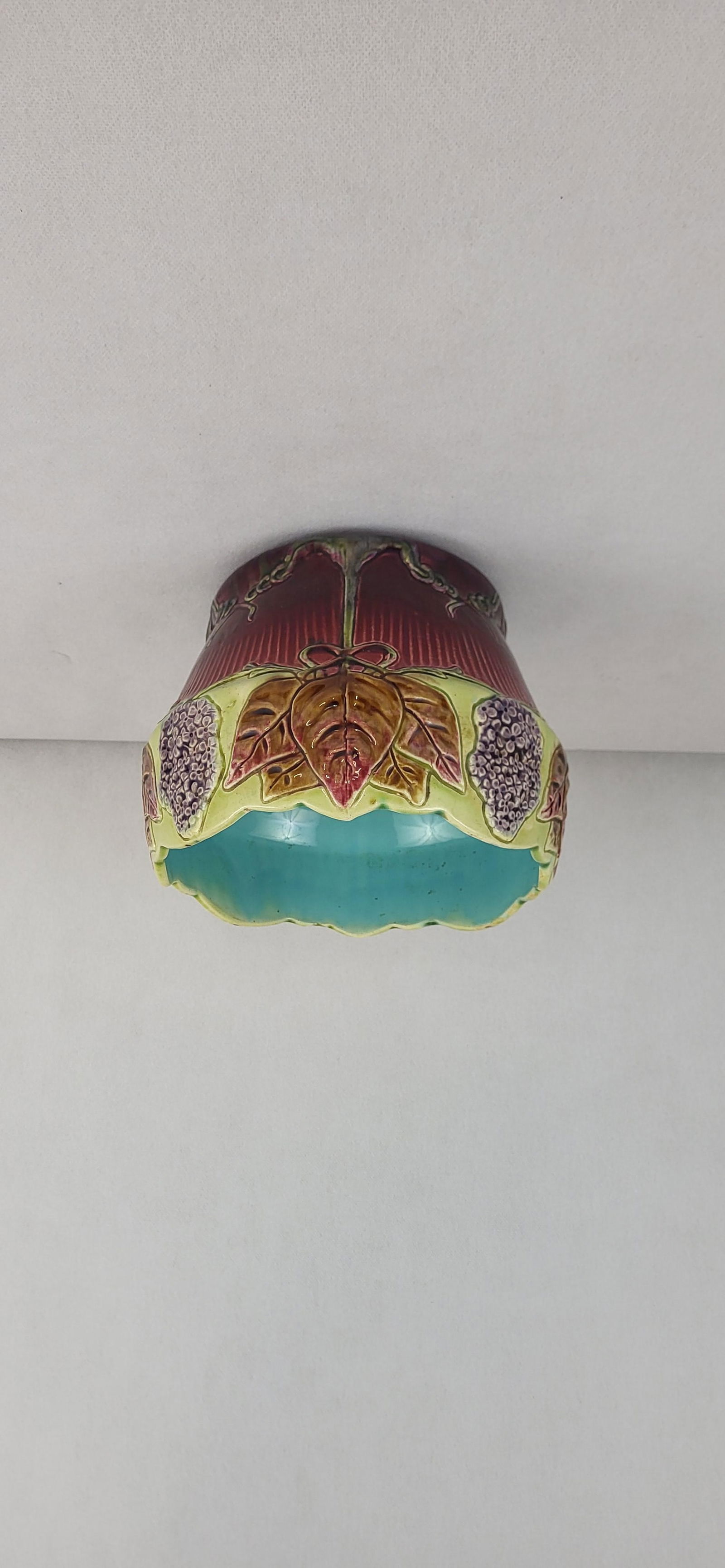 Art Nouveau Slip Planter, 1890s - 4