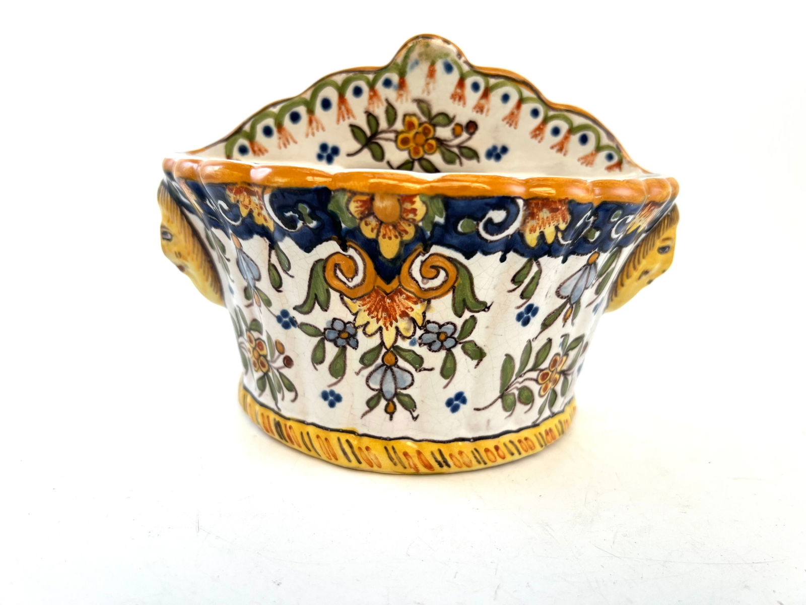 Earthenware Vase from Desvres, 1890s - 3