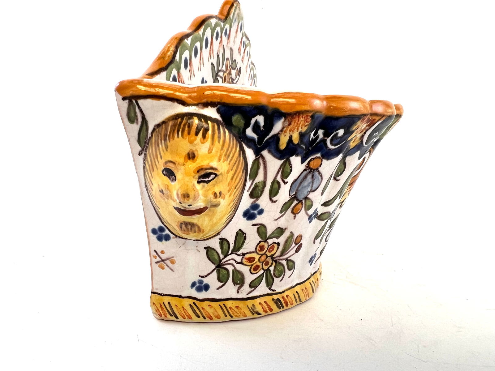 Earthenware Vase from Desvres, 1890s - 6