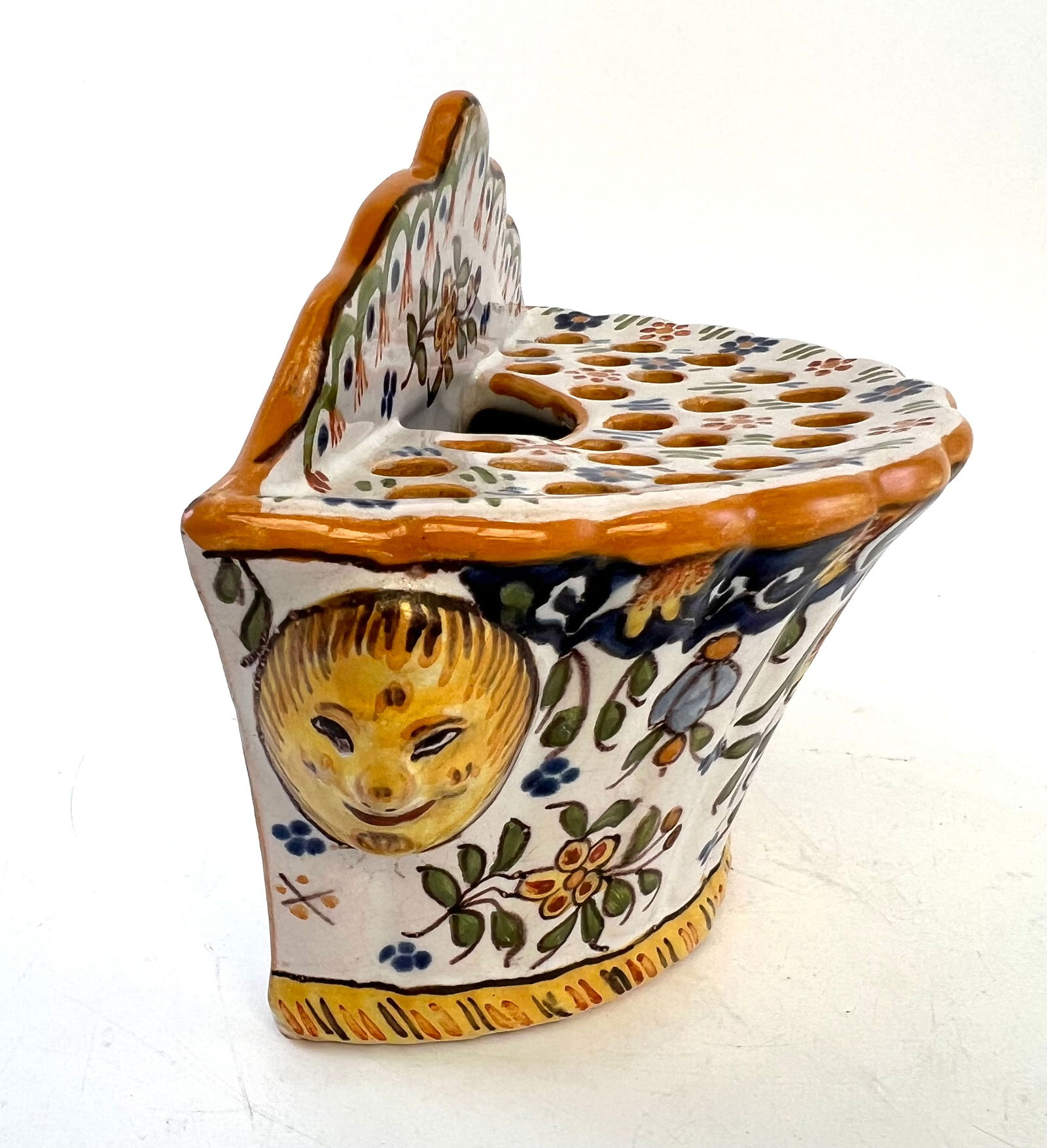 Earthenware Vase from Desvres, 1890s - 7