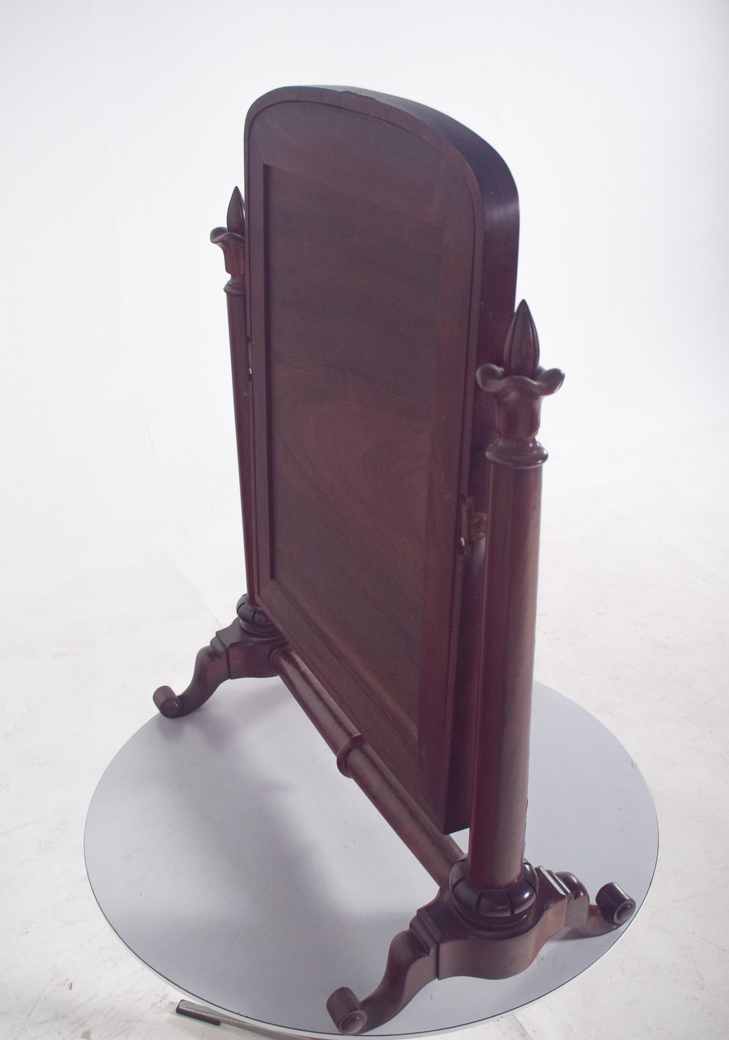 English Dressing Table Mirror with Turnings - 11