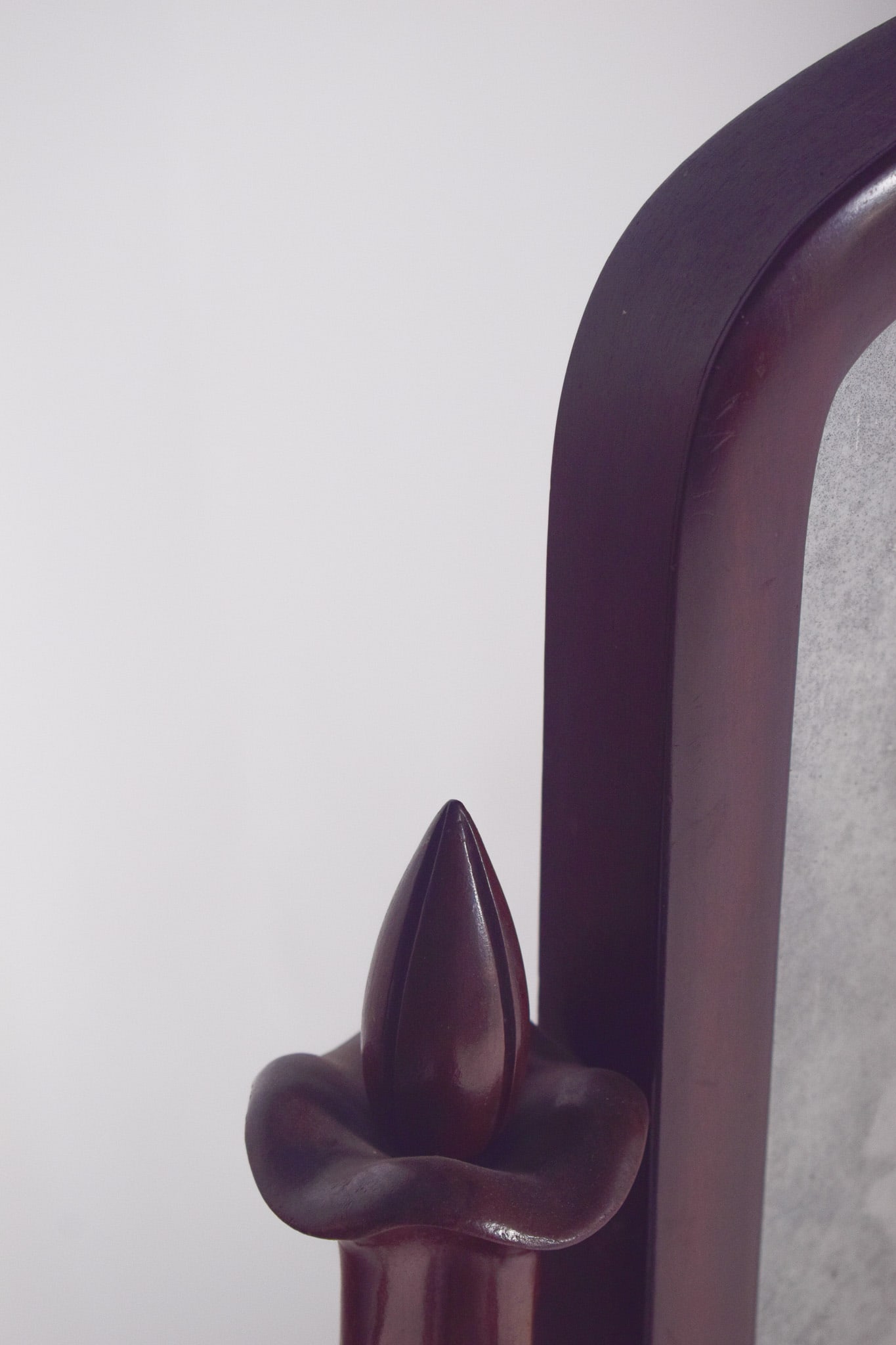 English Dressing Table Mirror with Turnings - 8