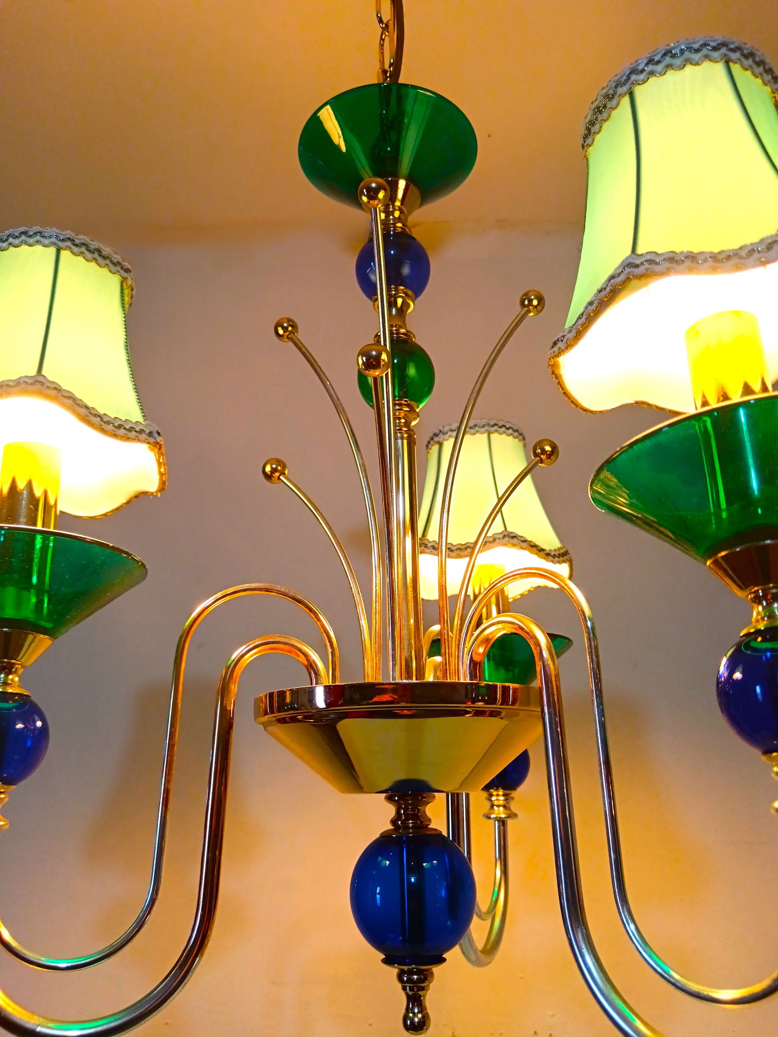 Vintage Chandelier in Murano Glass from Seguso, 1980s - 12