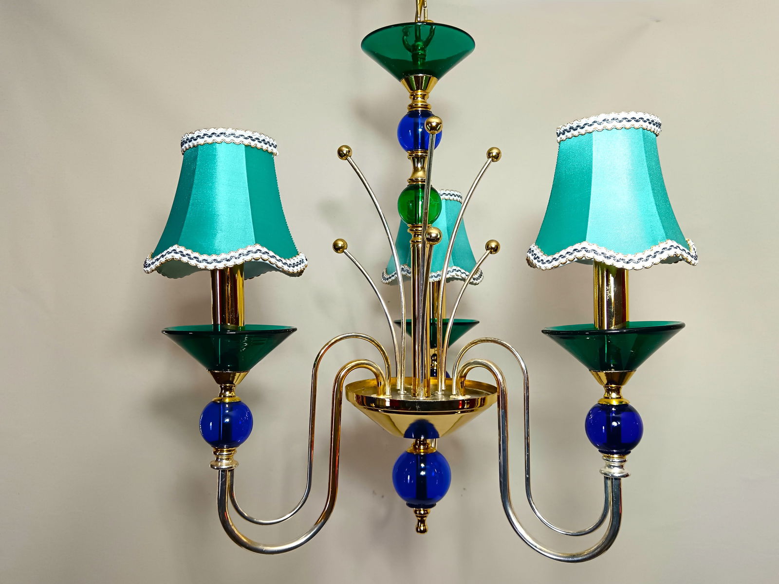Vintage Chandelier in Murano Glass from Seguso, 1980s - 13