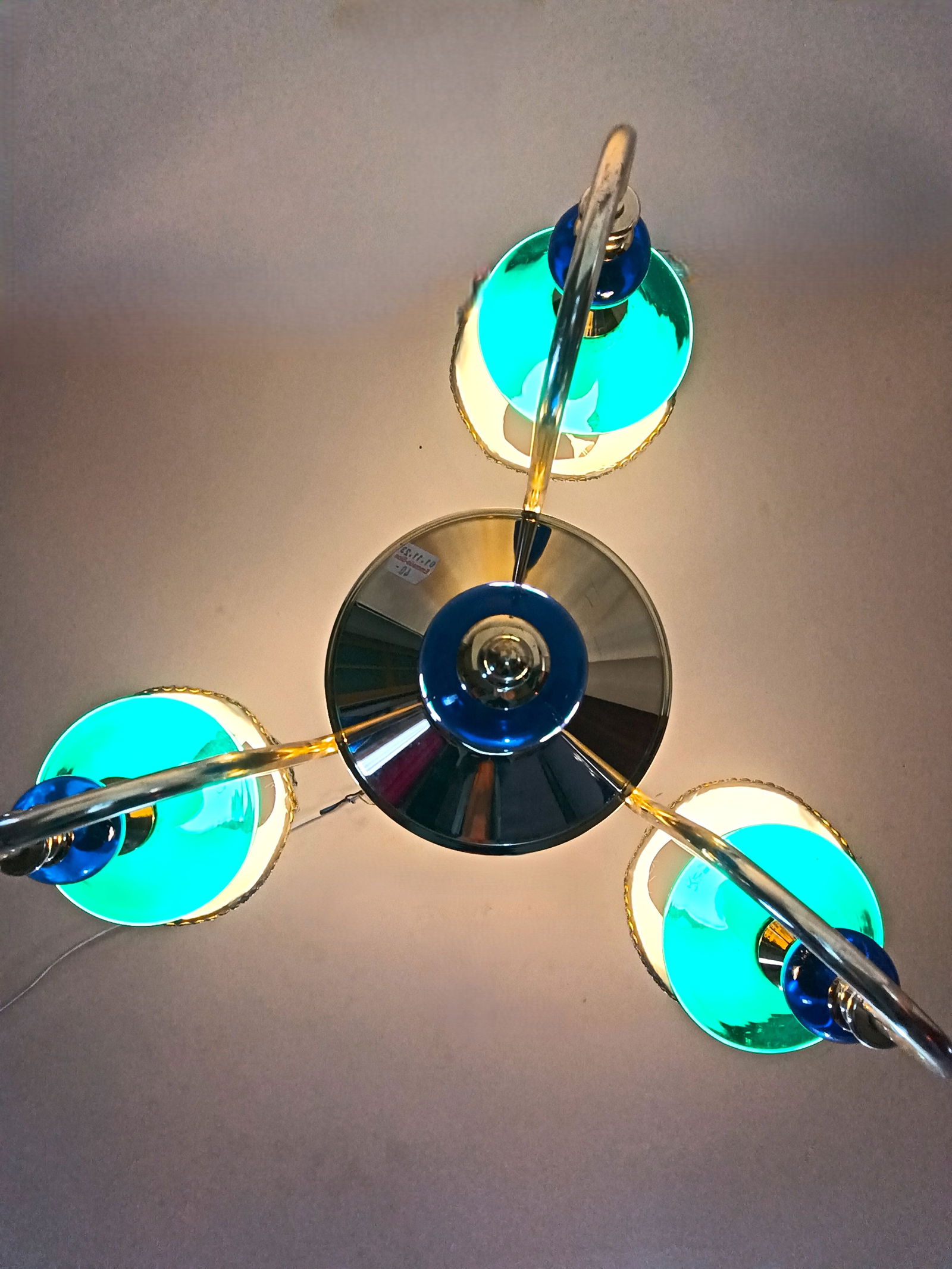Vintage Chandelier in Murano Glass from Seguso, 1980s - 5