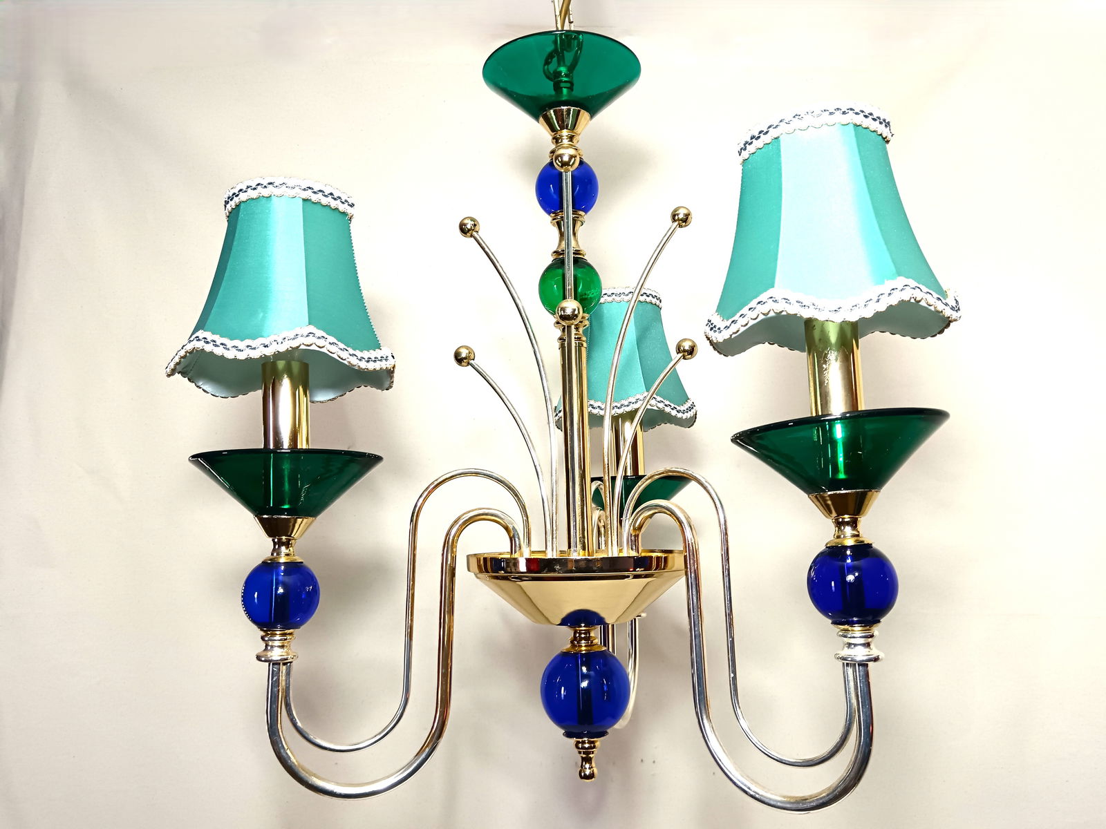 Vintage Chandelier in Murano Glass from Seguso, 1980s - 7