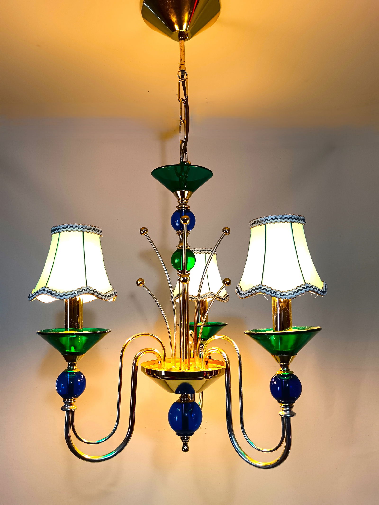 Vintage Chandelier in Murano Glass from Seguso, 1980s - 8