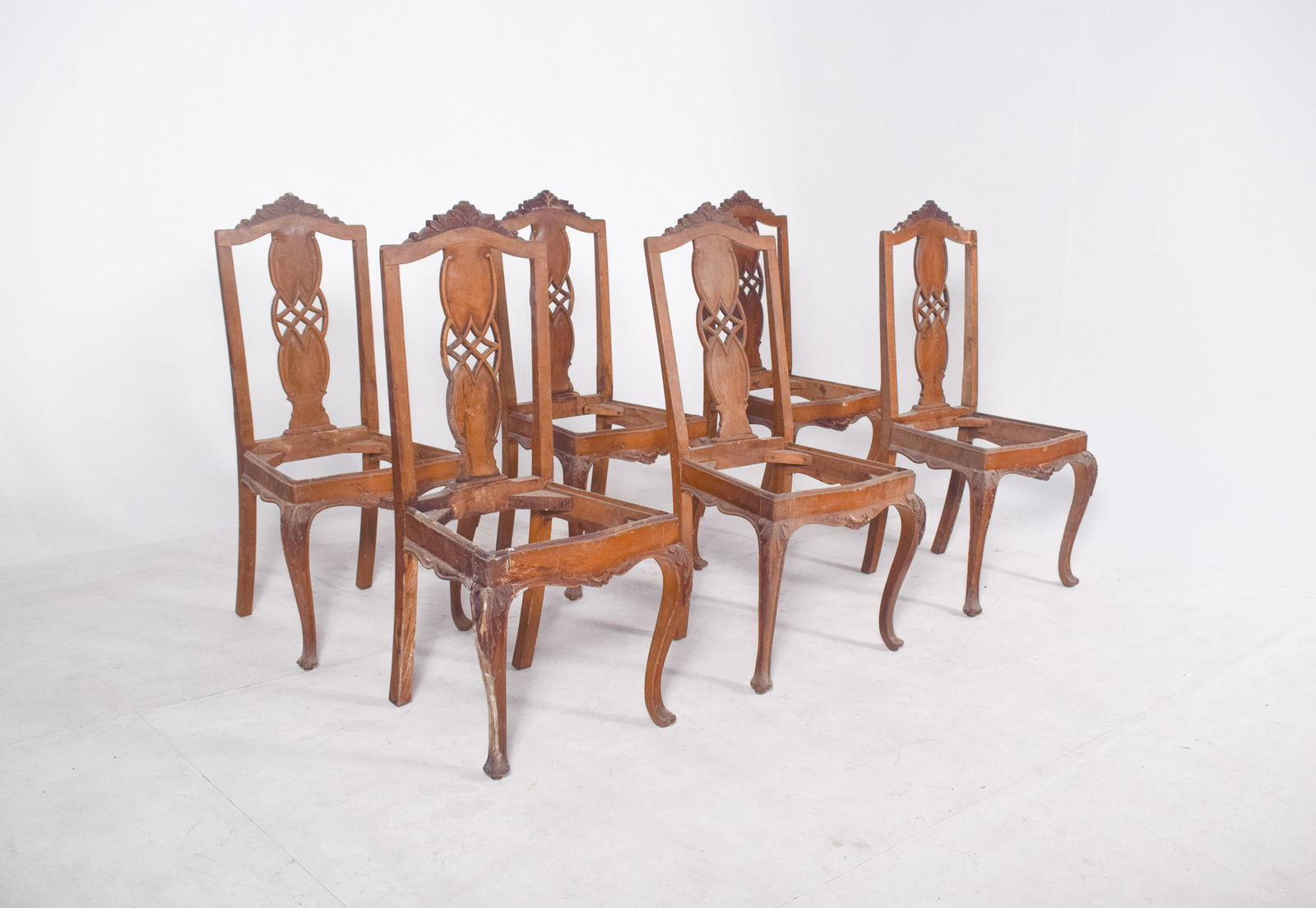 Portuguese Dining Chairs, 1890s, Set of 6 - 2