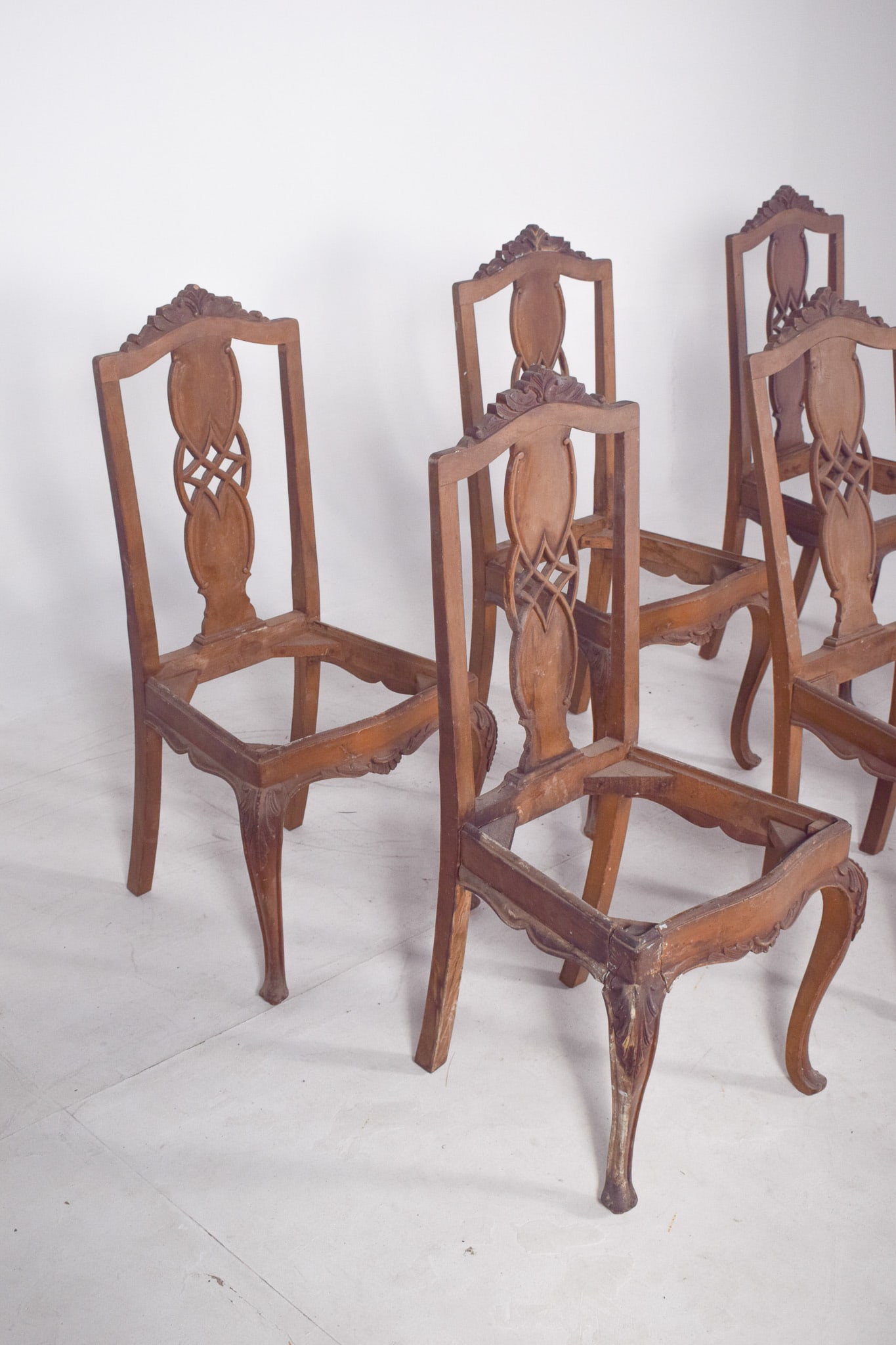 Portuguese Dining Chairs, 1890s, Set of 6 - 3