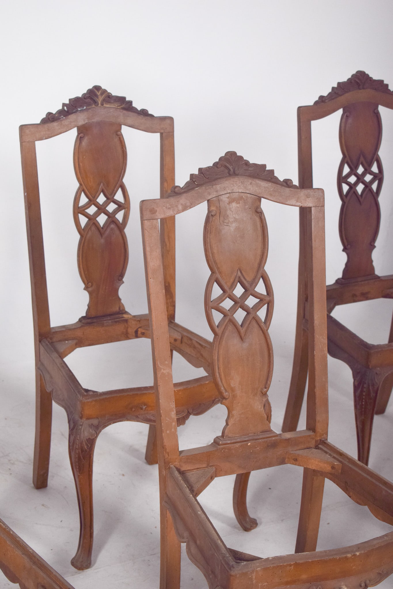 Portuguese Dining Chairs, 1890s, Set of 6 - 4