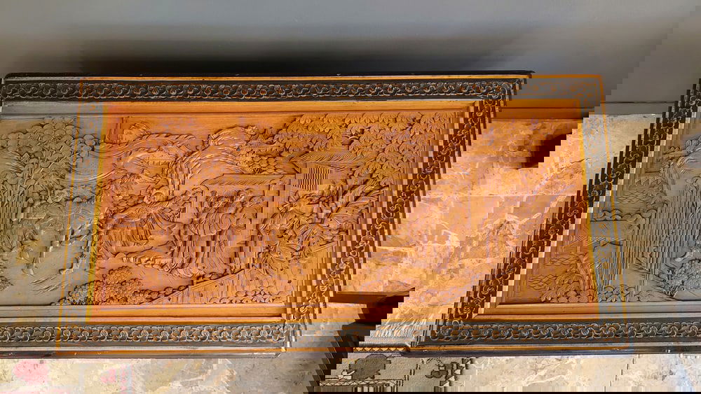 Chinese Inlaid Wooden Case Trunk, 1960s - 4