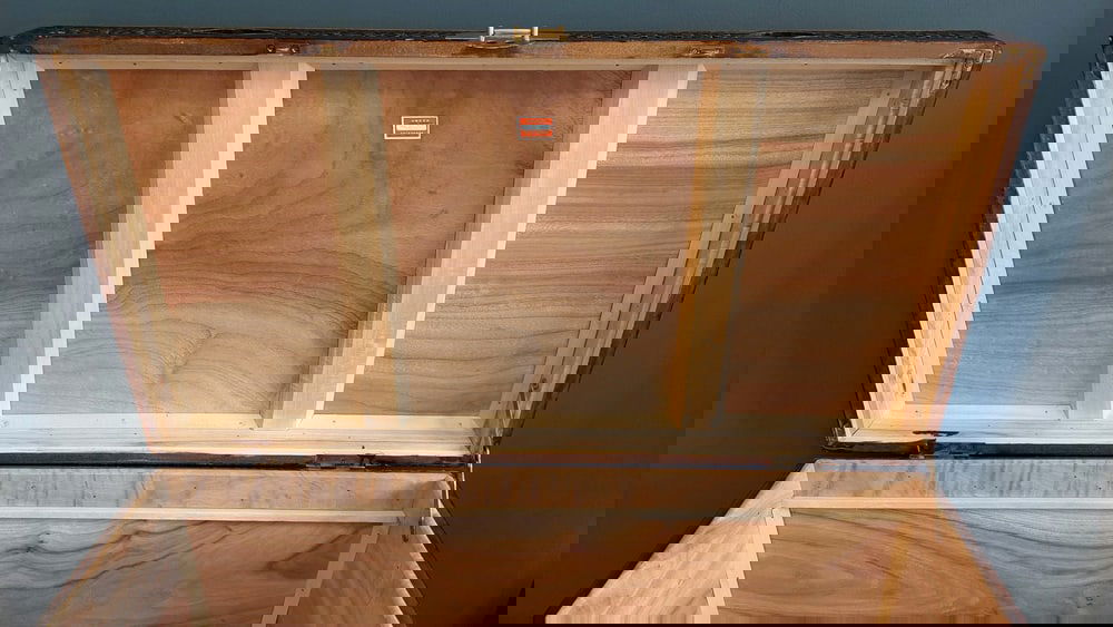 Chinese Inlaid Wooden Case Trunk, 1960s - 9