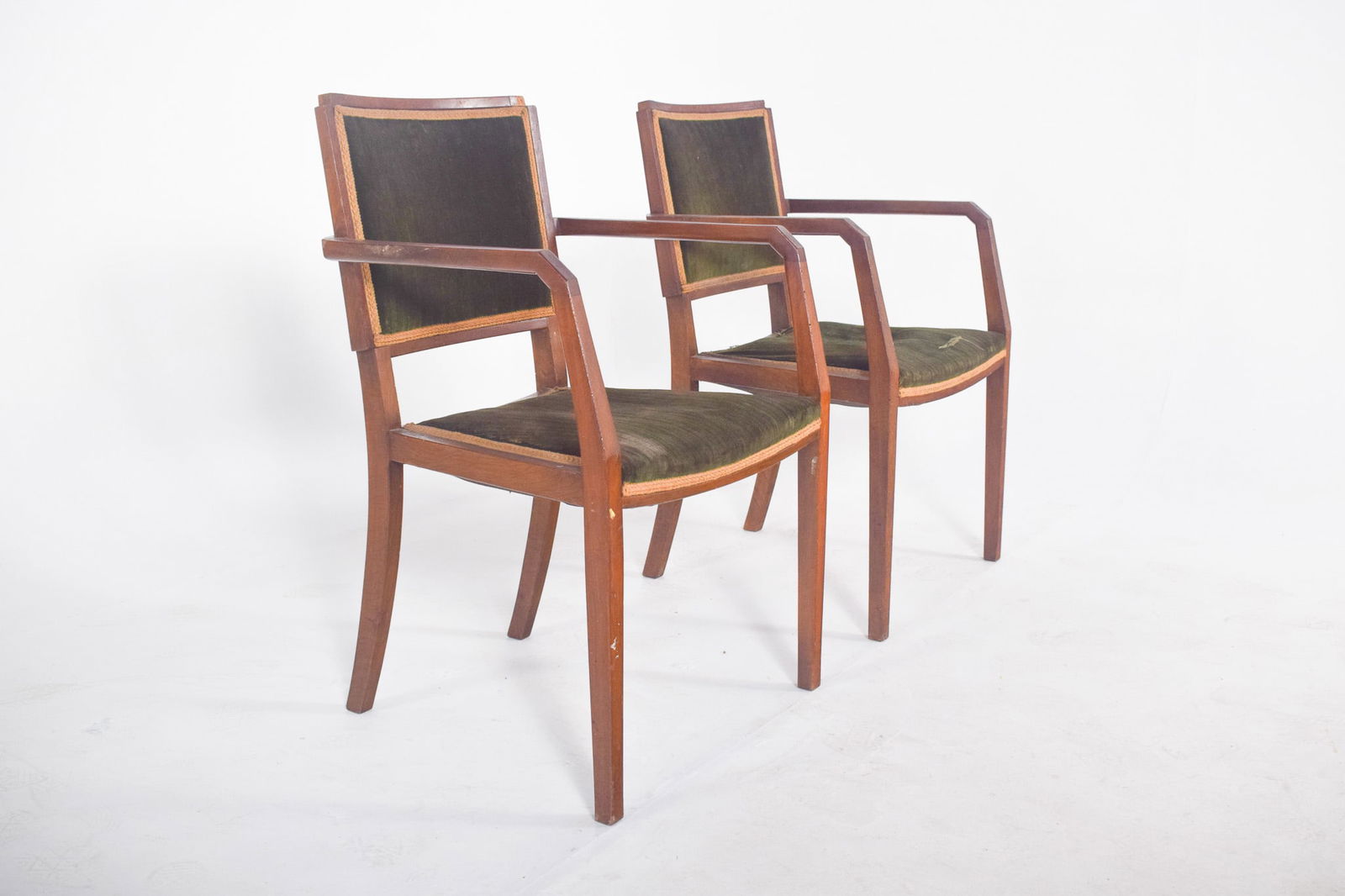 Chairs with Armrests, 1950s, Set of 2 - 4