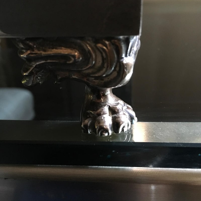 Postmodern Silver-Plated and Silver Box Vase, 1970 - 5