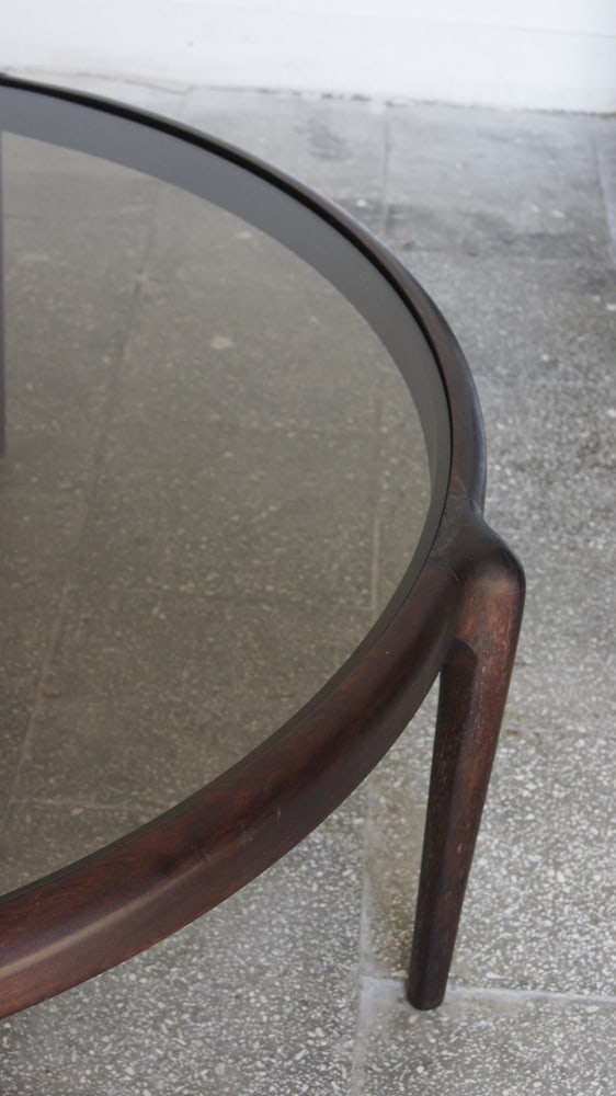 Large Mid-Century Coffee Table in Mahogany - 8