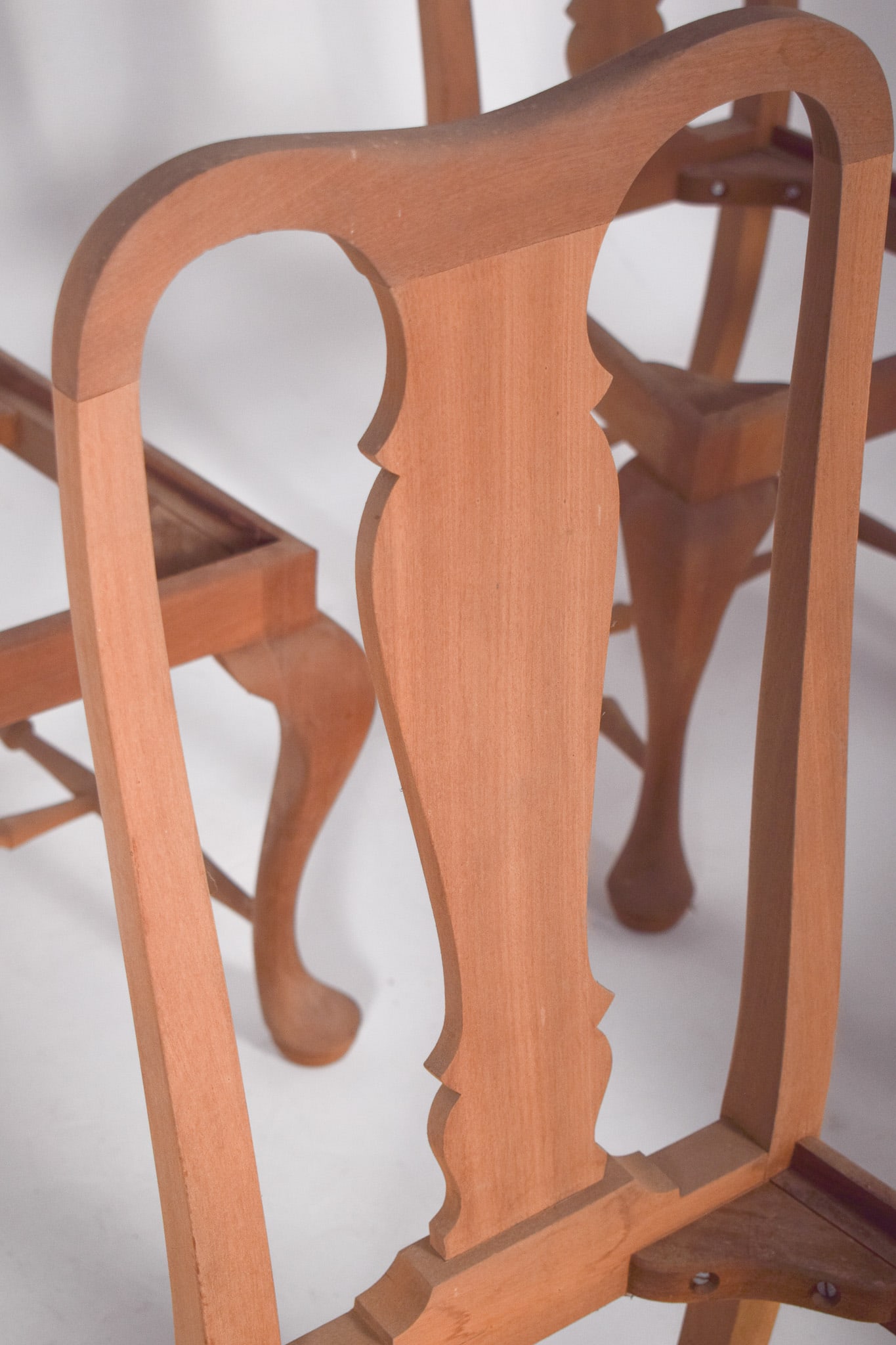 Portuguese Queen Anne Dining Chairs, 1940s, Set of 6 - 6