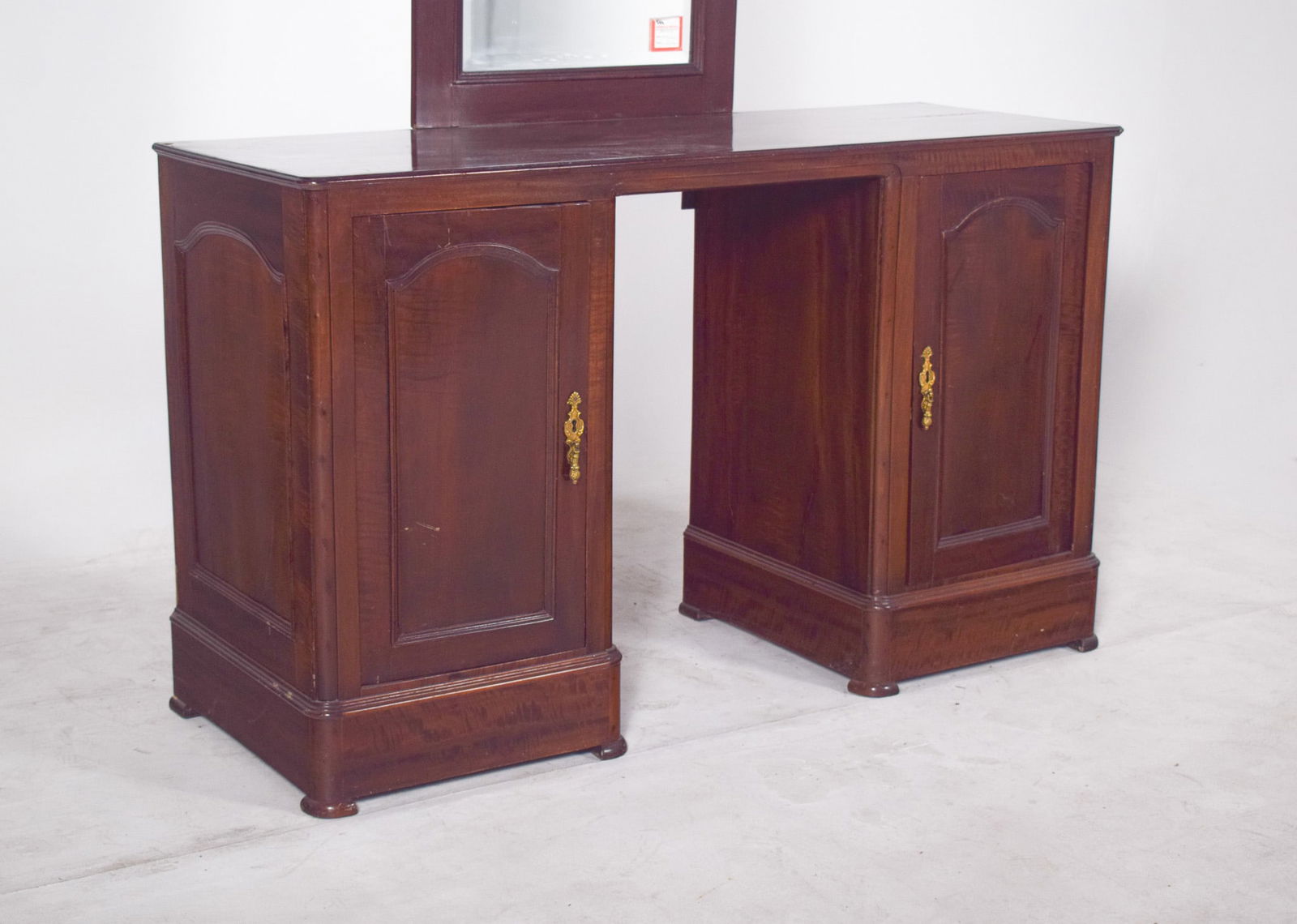 Vintage Portuguese Dressing Table with Mirror, 1920s - 3