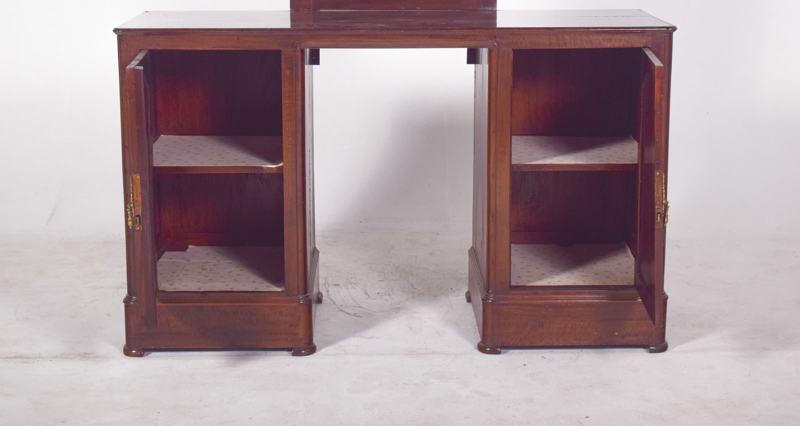 Vintage Portuguese Dressing Table with Mirror, 1920s - 9