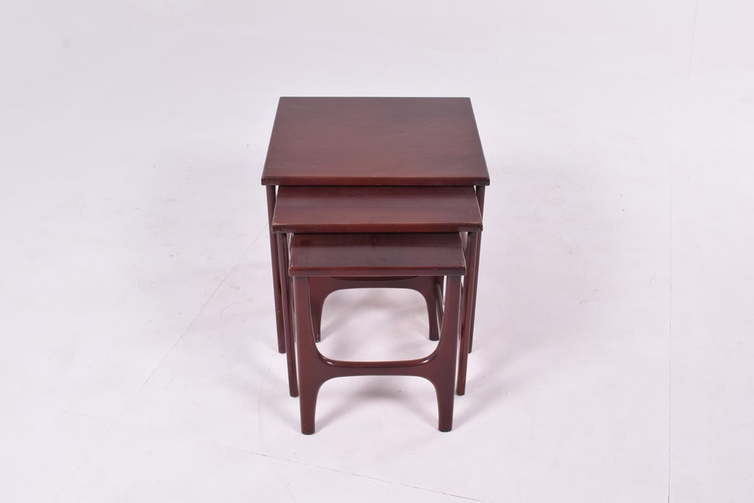 Mid-Century Danish Teak Nesting Tables, 1960s, Set of 3 - 6