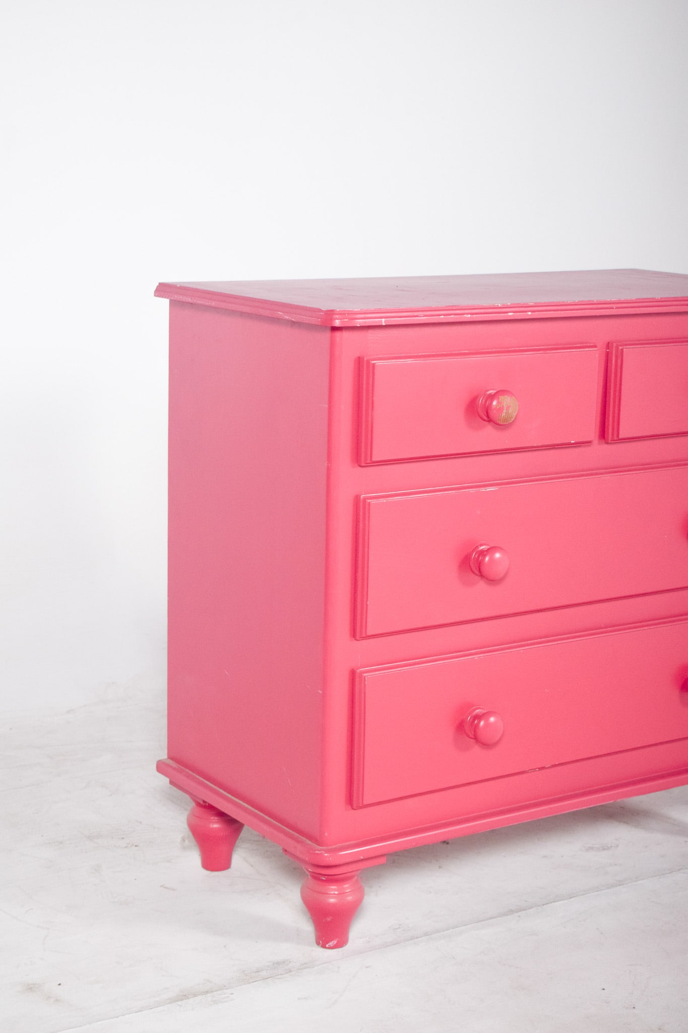 Vintage Chest of Drawers in Pink, 1970s - 3