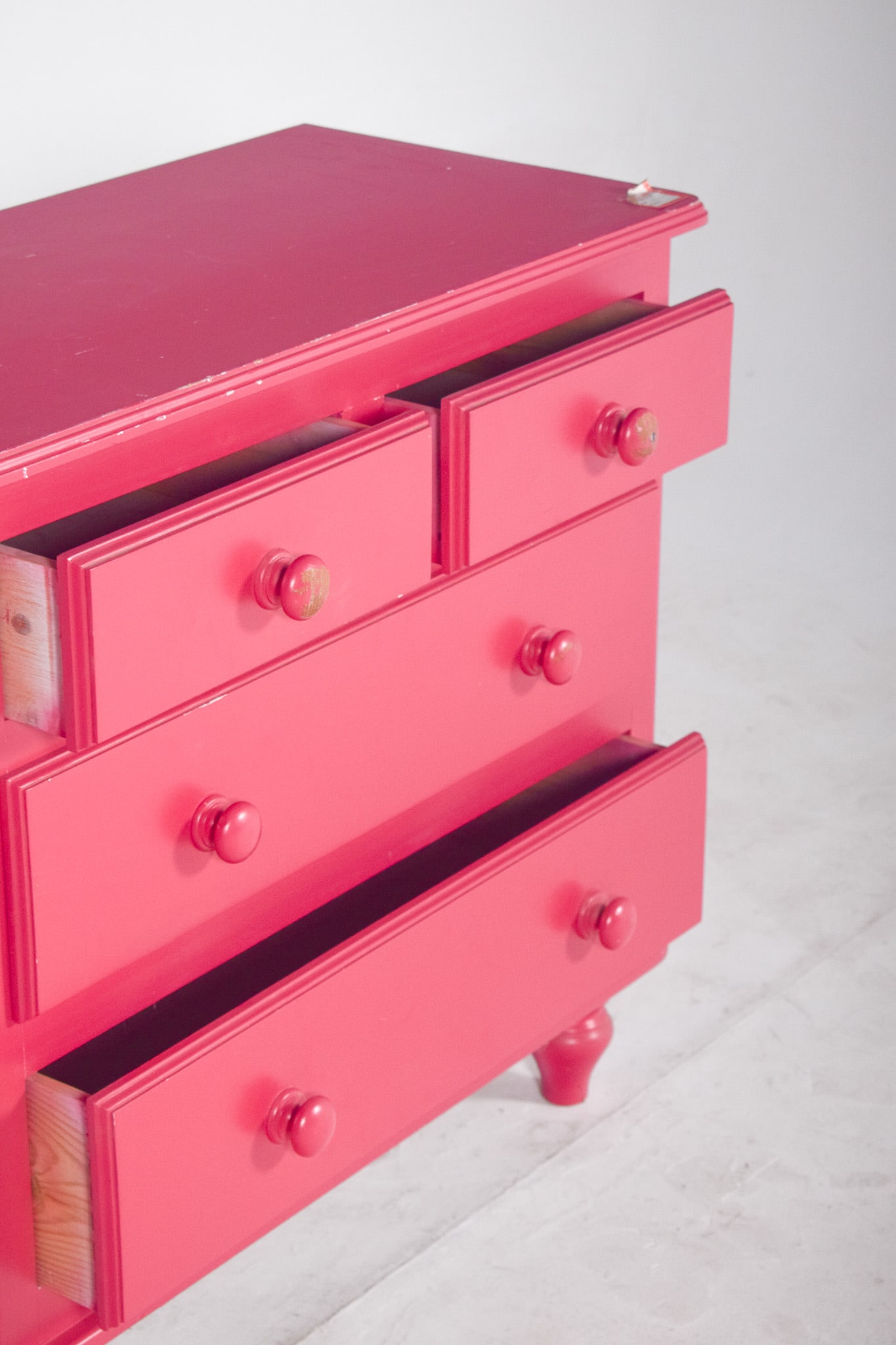 Vintage Chest of Drawers in Pink, 1970s - 7