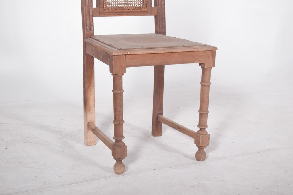 Dining Chair with Cane Backrest, 1890 - 7