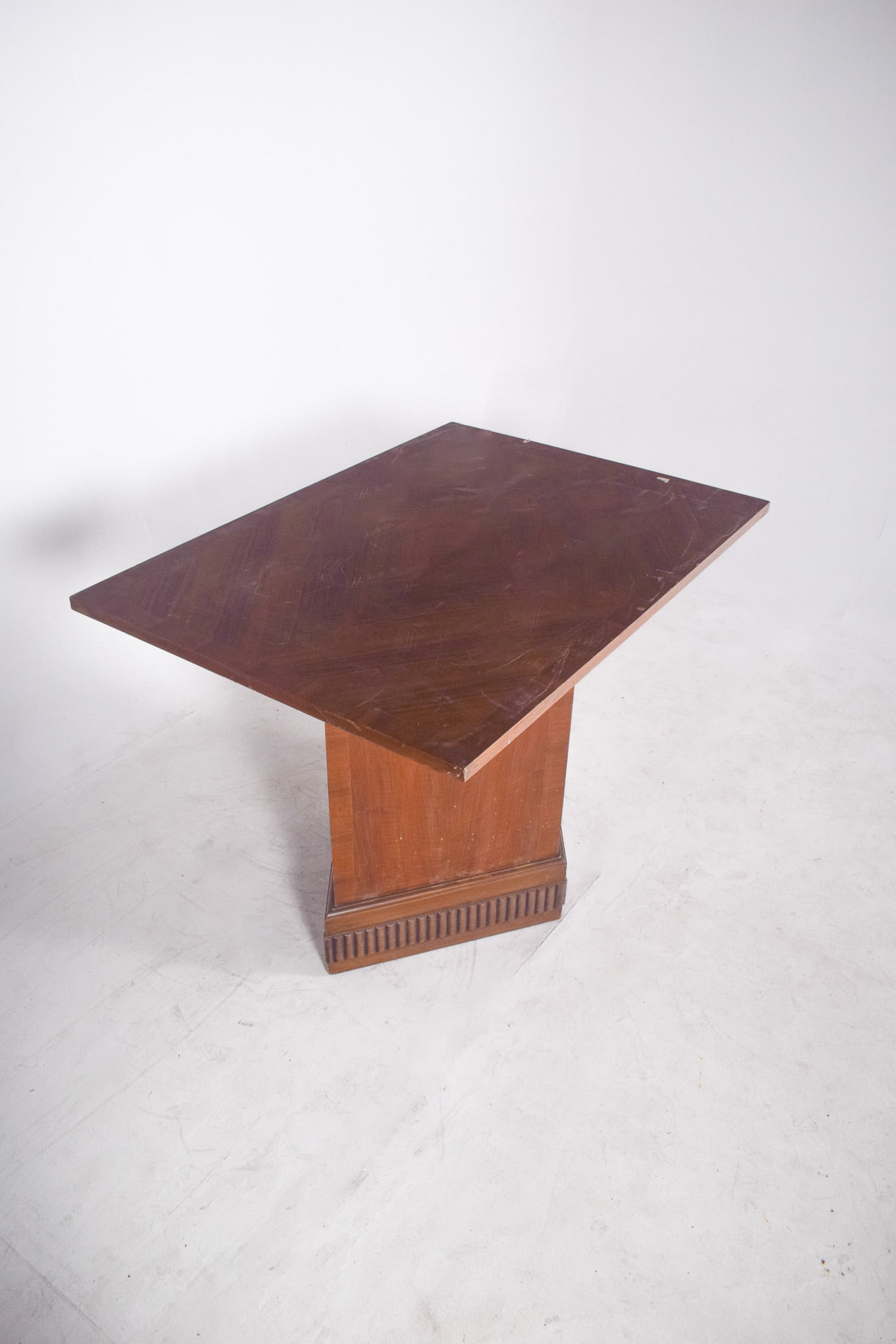 Vintage European Table with Base Unit and Door, 1950s - 3