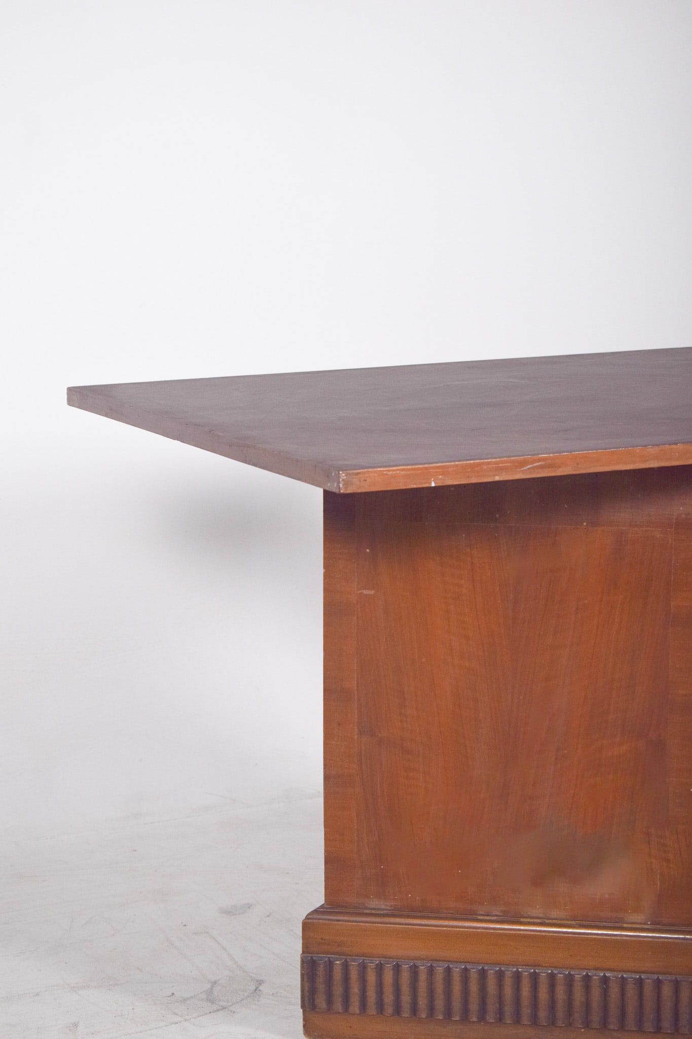 Vintage European Table with Base Unit and Door, 1950s - 4