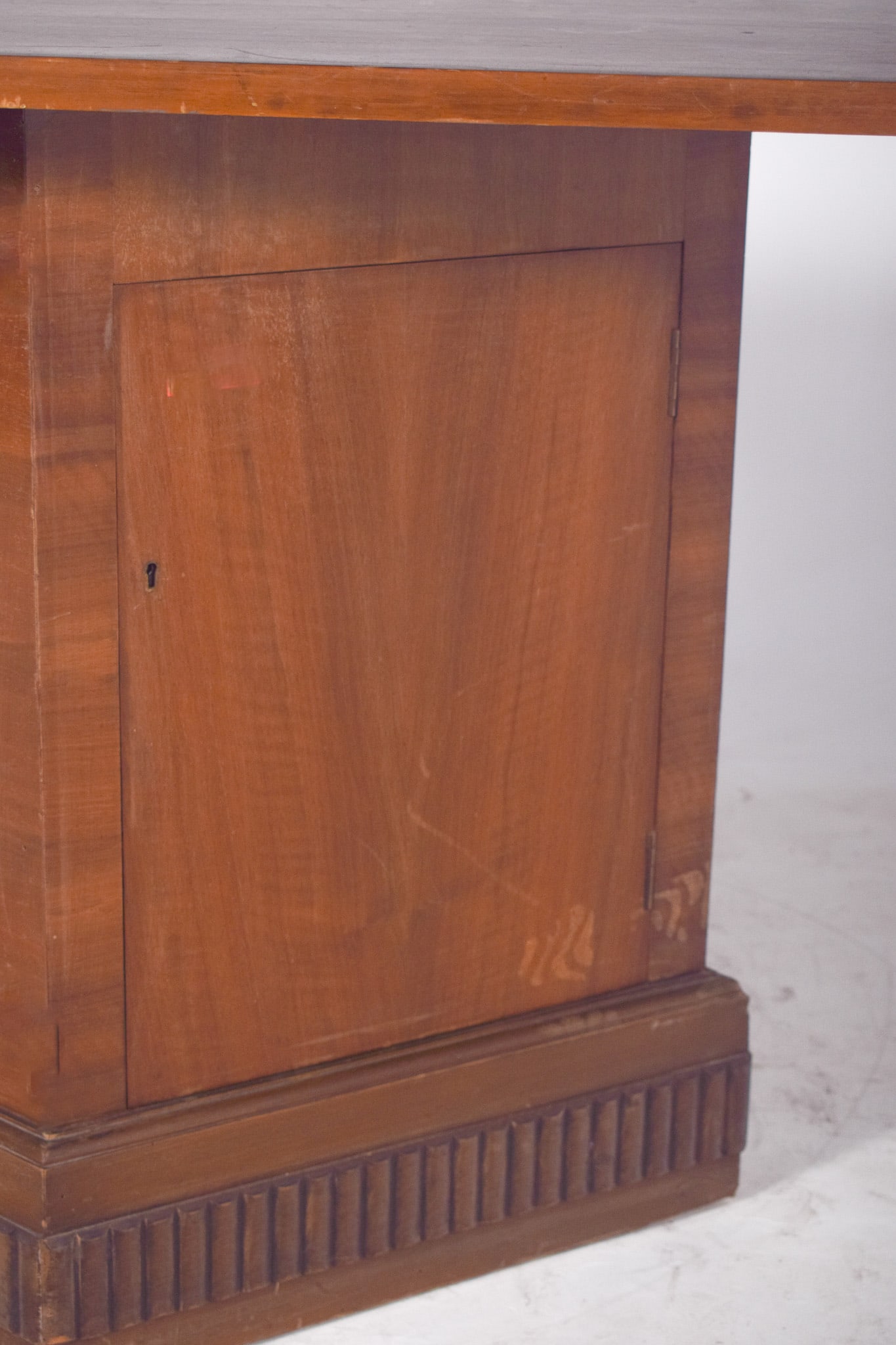 Vintage European Table with Base Unit and Door, 1950s - 6