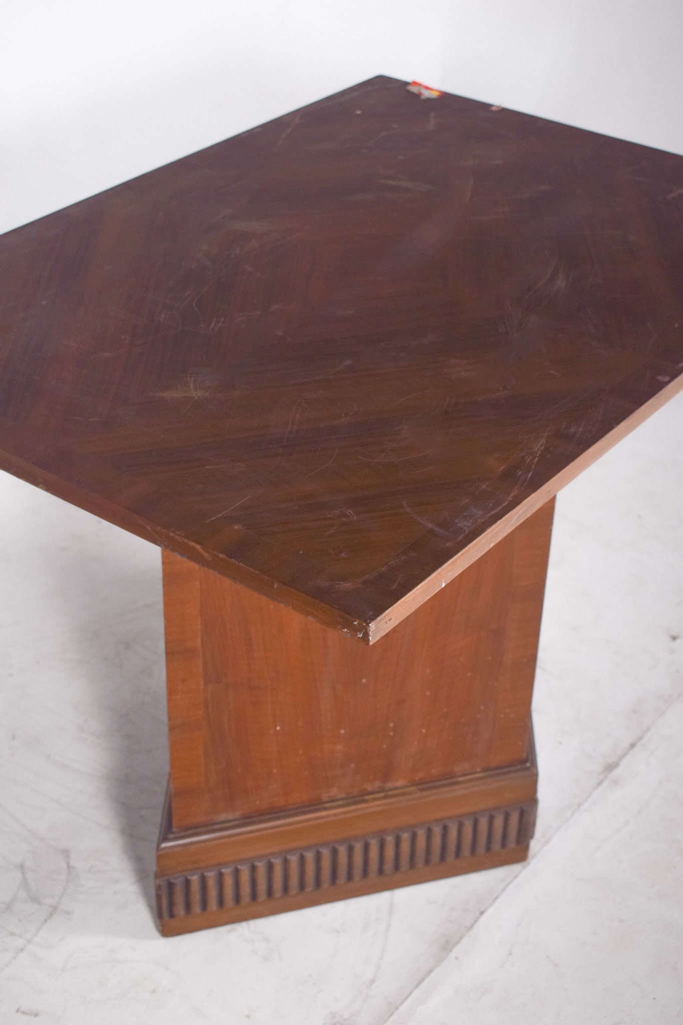 Vintage European Table with Base Unit and Door, 1950s - 7