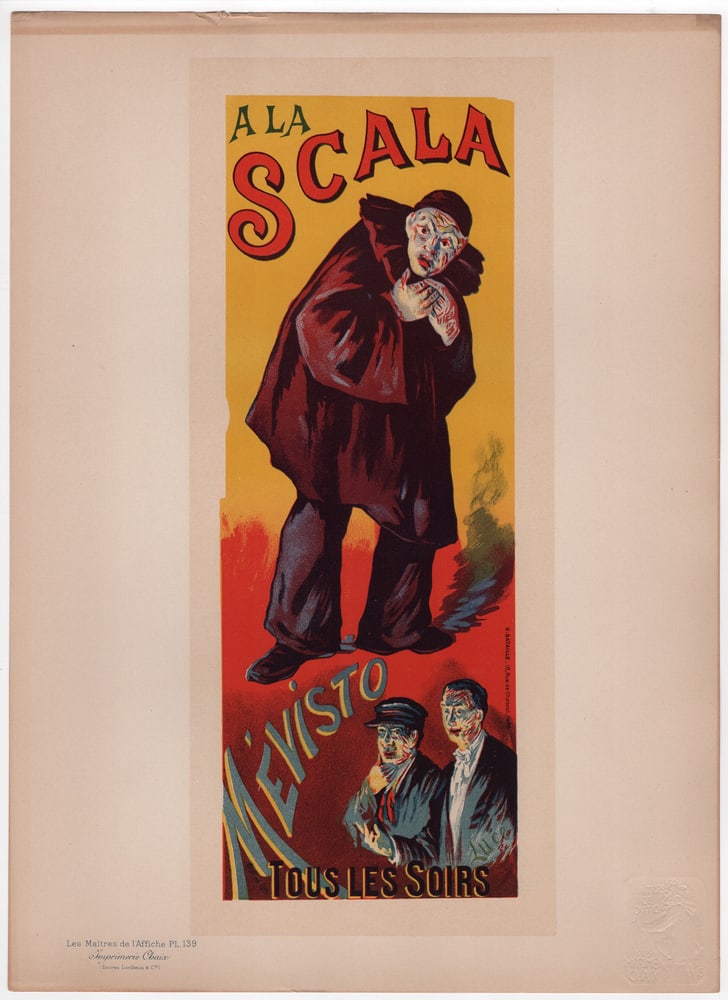 Maximilien Luce, A la Scala - Mévisto, 1898, Lithograph - 7