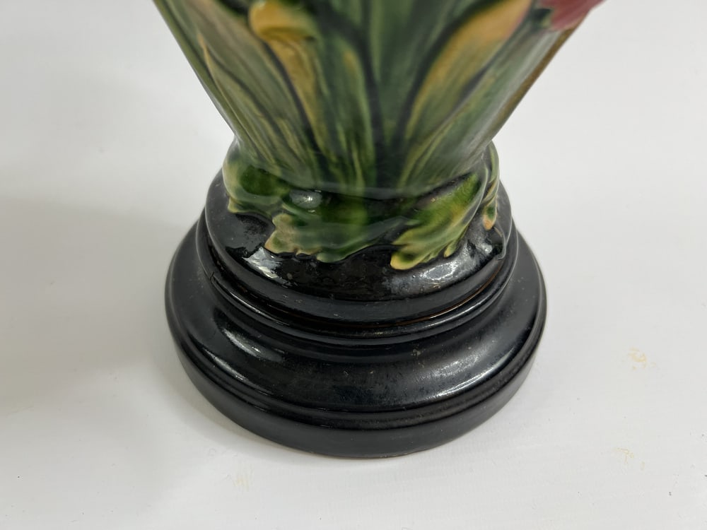 Barbotine Vase with Female Figure from GL Lorraine - 5